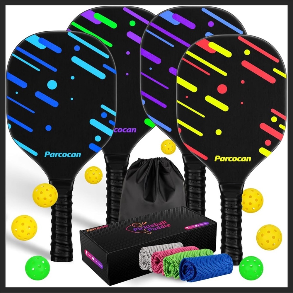 New Pickleball set for 4